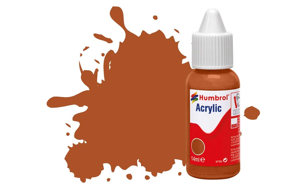 Acrylic Paint: 62 - Leather - Matt - (14ml)