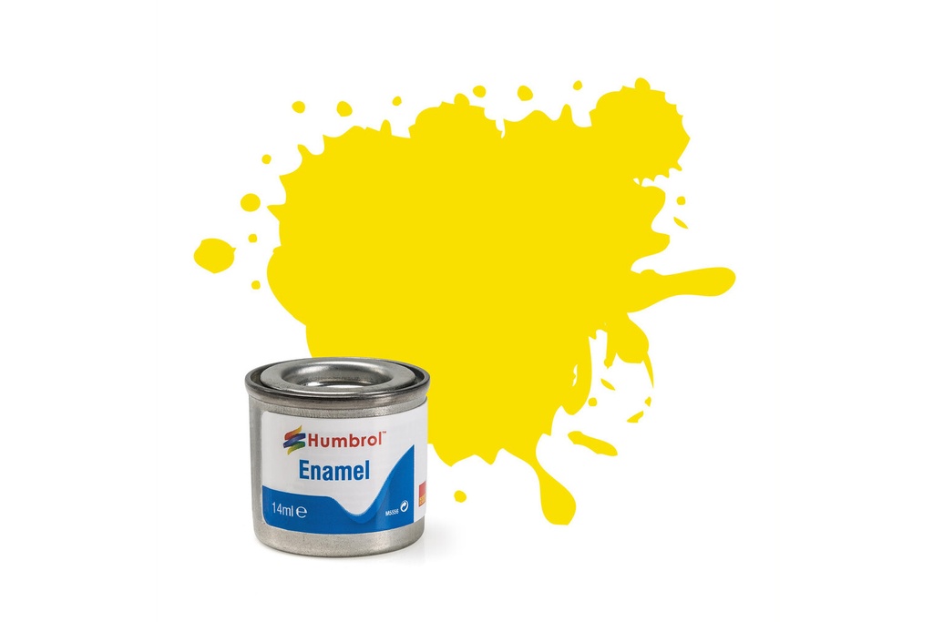 Enamel Paint: 99 - Lemon - Matt - (14ml)