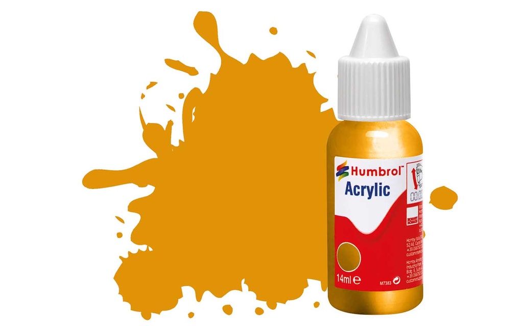 Acrylic Paint: 54 - Brass - Metallic - (14ml)