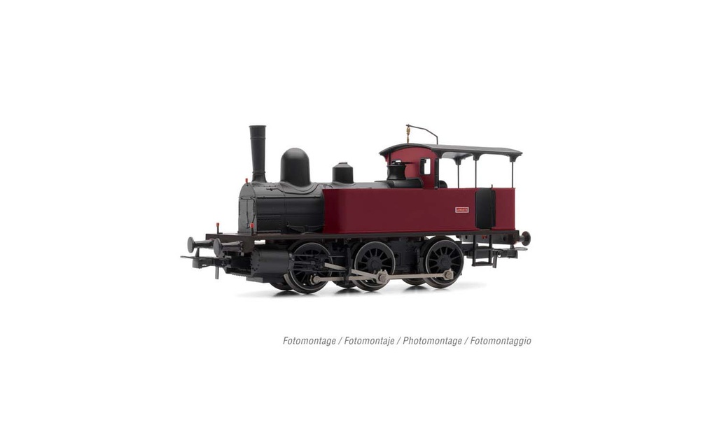 030 steam locomotive, orange/black livery, period III