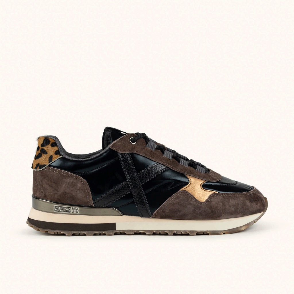 8445648781126 MUNICH SUNSET WMN 68 Sneakers with a futuristic design Black, Brown and Animal Print