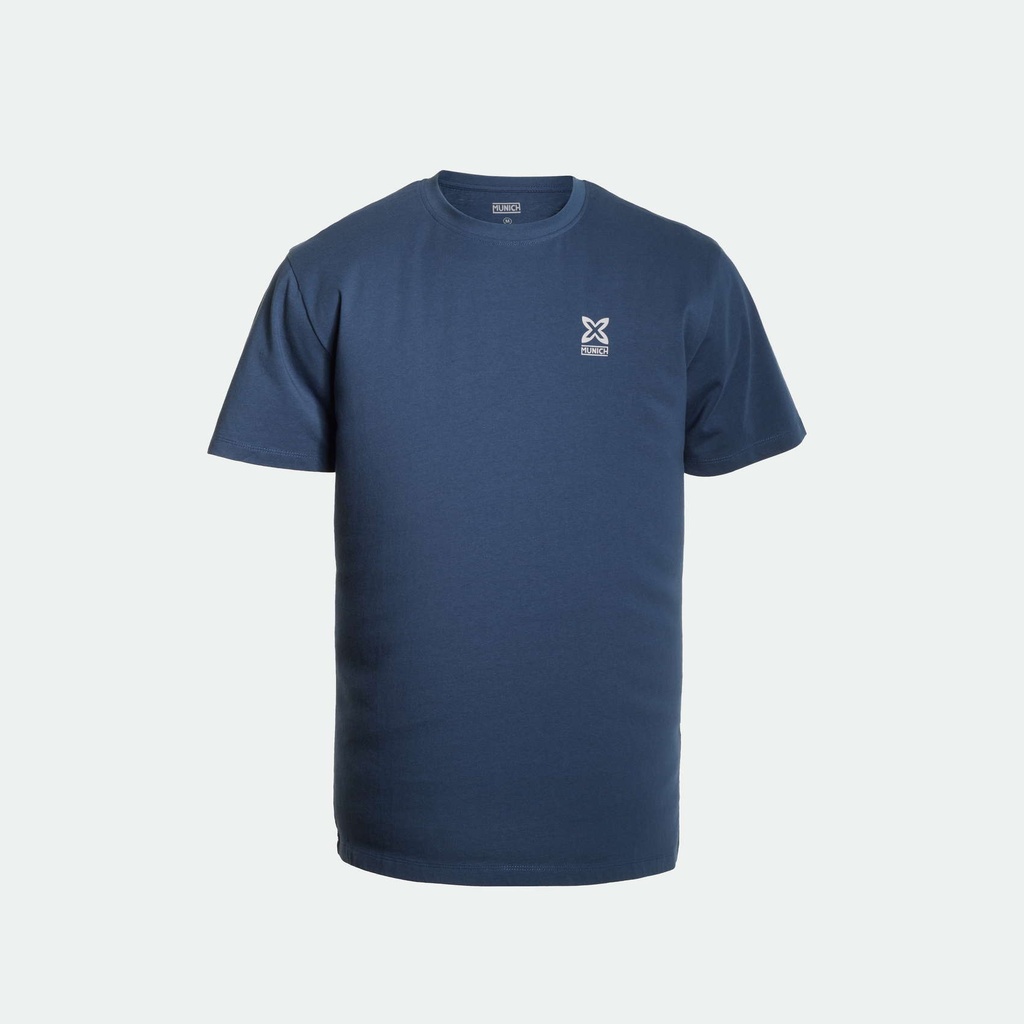 2507615 Camiseta MUNICH de algodón azul marino