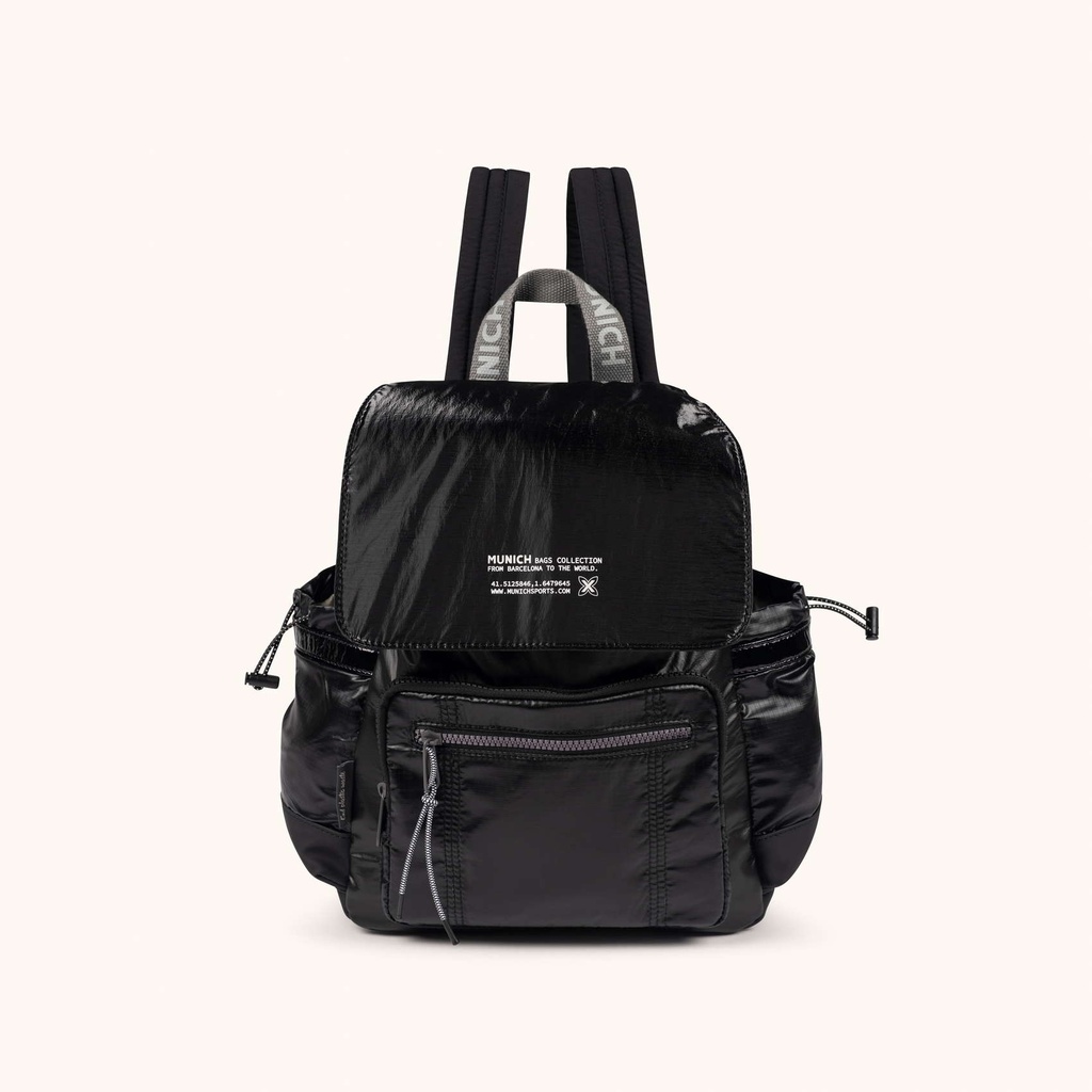 Mochila TÃ©cnica para PortÃ¡til en Poliamida Reciclada DEEP RECYCLED BACKPACK BLACK