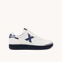 MUNICH G-3 KID 456 Zapatilla de FÃºtbol Sala Infantil Blanca y Azul Marino