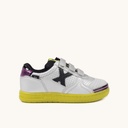 MUNICH G-3 KID VCO 453 Zapatillas Infantiles de FÃºtbol Sala Plateadas con Triple Velcro