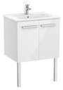 Conjunto Unik New Victoria (mueble base c/puertas y lavabo) 605x453x515 mm, blanco brillo, (A851650806)