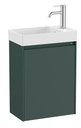 Conjunto Unik Ona (mueble base c/1 puerta y lavabo de FINECERAMIC) 450x260x645 mm, verde mate, (A851678513)