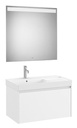 Conjunto Pack Ona (mueble base c/1 cajón, lavabo a la izquierda y espejo LED) 800x460x505 mm, blanco mate, (A851722509)