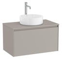Mueble base Ona c/1 cajón, p/lavabo de sobre encimera, 794x457x443 mm, gris mate, (A851724510)
