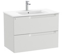 Conjunto Aleyda Unik (mueble base c/2 cajones y lavabo centrado) 805x460x565 mm, gris piedra, (A851816514)
