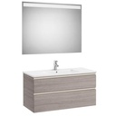 Conjunto Pack The Gap (mueble base c/2 cajones, lavabo centrado y espejo LED) 1005x460x537 mm, blanco mate, (A851854509)