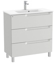 Conjunto Aleyda Unik (mueble base compacto c/3 cajones y lavabo) 805x380x740 mm, blanco madera, (A851884525)