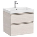 Conjunto Unik The Gap (mueble base c/2 cajones y lavabo plus centrado) 600x460x575 mm, fresno nórdico, (A851963434)