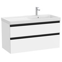 Conjunto Unik The Gap (mueble base c/2 cajones y lavabo plus derecha) 1000x460x575 mm, blanco mate, (A851967509)