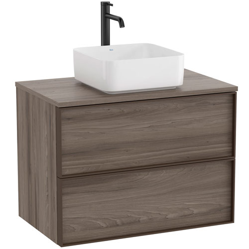 [PROCA851994556] Mueble base Inspira c/2 cajones, p/lavabo de encimera o sobre encimera, 800x490x580 mm, magnolia, (A851994556)