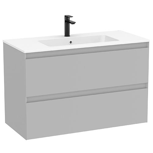 [PROCA852487530] Conjunto Unik Tenue (mueble base c/2 cajones y lavabo) 1000x460x650 mm, perla (A852487530)