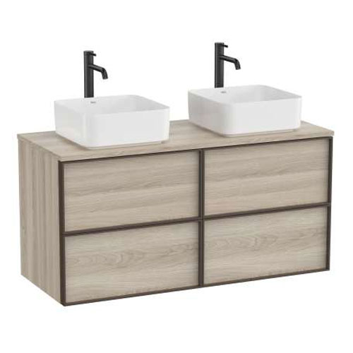 [PROCA852522546] Mueble base Inspira c/4 cajones p/lavabo de encimera o sobre encimera, 1176x486x565 mm, pino blanco, (A852522546)
