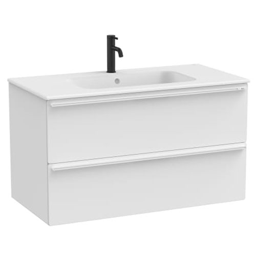 Conjunto Unik Volia (mueble base c/2cajones y lavabo en acabado blanco mate), 1010x510x565 mm, blanco mate, (A852537509)