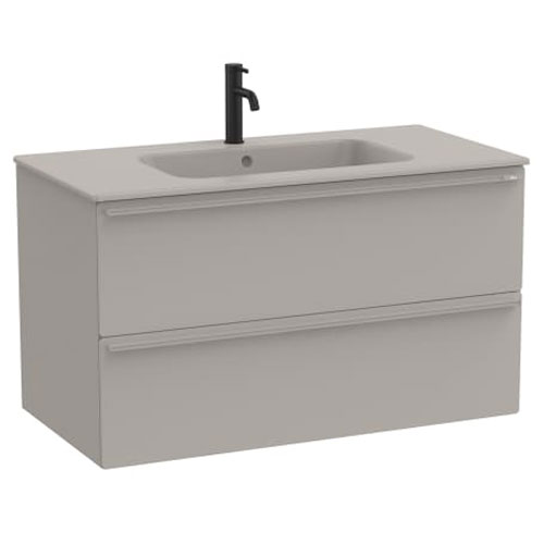 [PROCA852541510] Conjunto Unik Volia (mueble base c/2cajones y lavabo del mismo color que el mueble), 1010x510x565 mm, gris arena, (A852541510)
