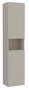 Módulo columna Ona/Delta con repisa abierta, 400x300x1750 mm, gris mate, (A857636510)