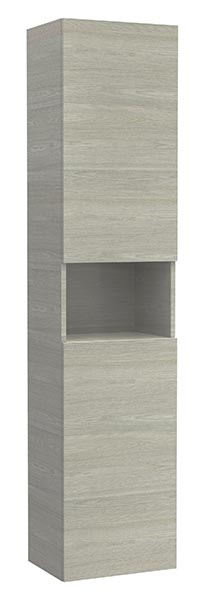 [PROCA857636512] Módulo columna Ona/Delta con repisa abierta, 400x300x1750 mm, roble claro, (A857636512)