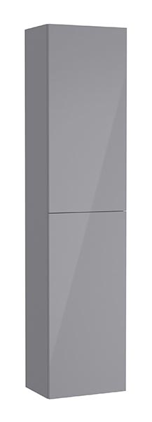 Columna c/2 puertas Extra/Extra (DIY), 350x250x1500 mm, gris brillo, (A857702516)