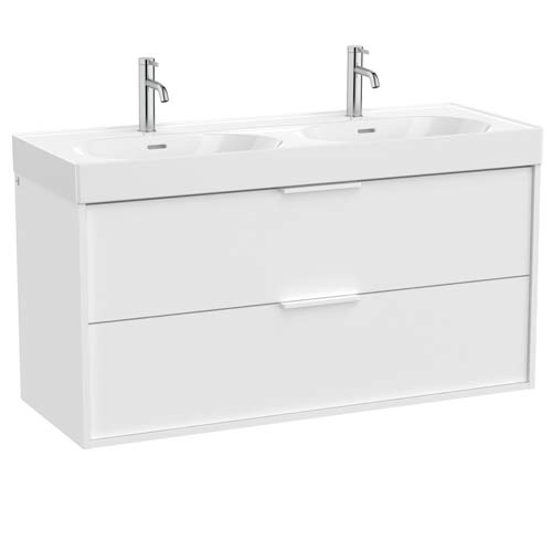 [PROCA858104509] Mueble base Meridian c/2 cajones p/lavabo doble, 1200x460x565 mm, blanco mate, (A858104509)
