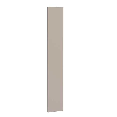 Tapa lateral Delta, 180x16x1400 mm, gris arena, (A858177510)