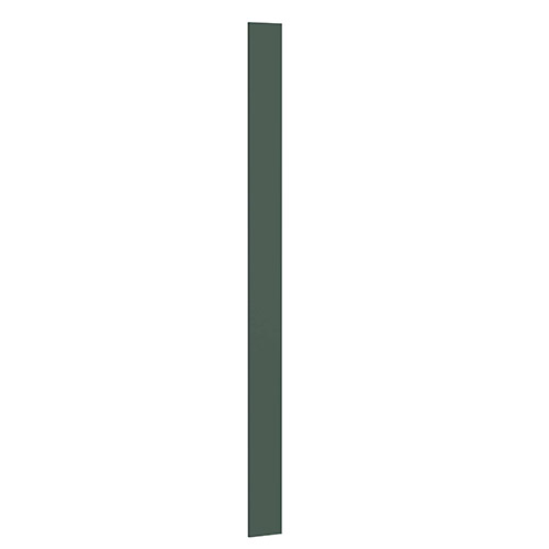 Tapa lateral Delta, 180x16x2350 mm, verde mate, (A858178513)
