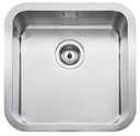 Fregadero Berlín PLUS de 1 cubeta de acero inoxidable, 460x460x200 mm, (A870B10400)