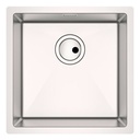 Fregadero Praga de 1 cubeta de acero inoxidable, 400x400x200 mm, (A871401D01)
