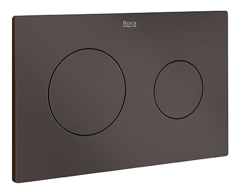 Placa accionamiento Duplo One, descarga dual, 250x160x160 mm, café, (A89018920M)