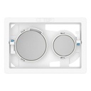 Pulsador Duplo S para combinar con panel frontal PS3, 189x3x130 mm, acero inoxidable, (A890423304)