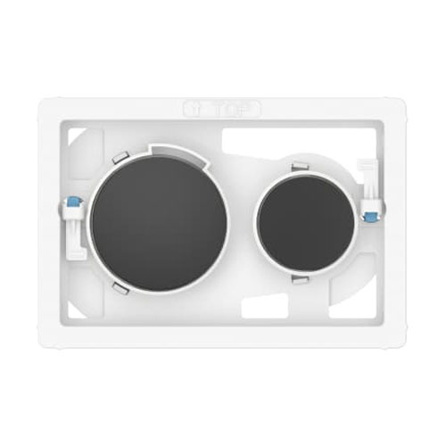 Pulsador Duplo S para combinar con panel frontal PS3, 189x3x130 mm, negro titanio, (A8904233CN)