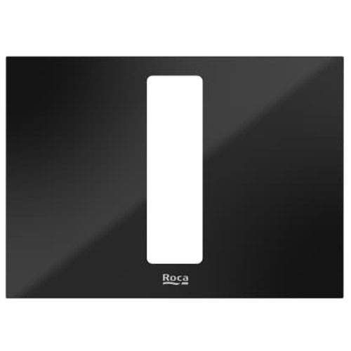 Panel Duplo S frontal para combinar con pulsadores PS4, 202x145x145 mm, cristal negro, (A890521388)