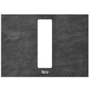 Panel Duplo S frontal para combinar con pulsadores PS4, 202x145x145 mm, pizarra, (A8905213SS)