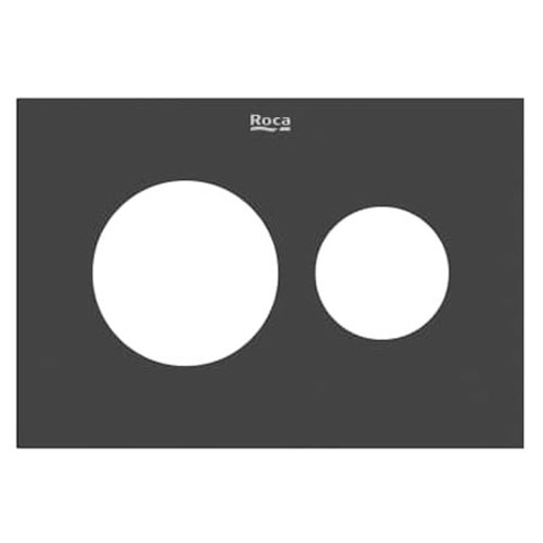 Panel Duplo S frontal para combinar con pulsadores PS3, 202x3x145 mm, porcelana negra, (A8905233EE)