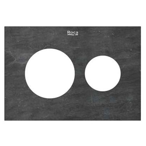 Panel Duplo S frontal para combinar con pulsadores PS3, 202x3x145 mm, pizarra, (A8905233SS)