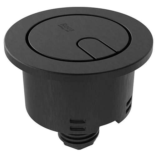 [PROCAH00112NMR] Doble pulsador para mecanismo de descarga plus D8 Ø48 mm Mechanisms, 115x170x35 mm, negro titanio cepillado (AH00112NMR)
