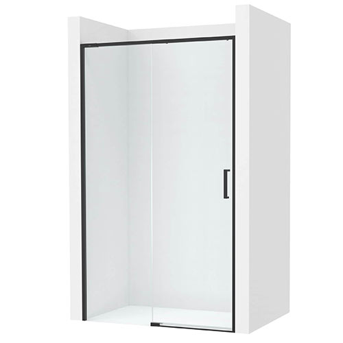 [PROCAM20J5DC7D0016NMN] Frontal ducha Ura (1 hoja corredera +1 fija), 1500x50x2000 mm, negro mate (AM20J5DC7D0016NMN)