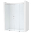 Frontal ducha Ura (2 hojas correderas +2 fijas), 1900x50x2000 mm, plata brillo (AM20L76C7D0012NMN)