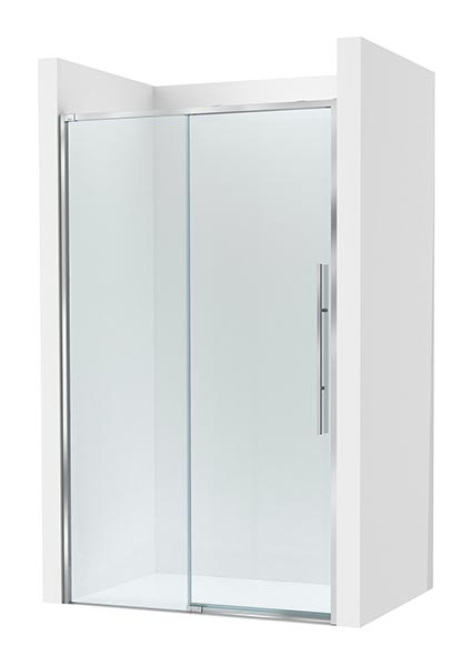 [PROCAM34312012M] Frontal ducha Brisa L2-E (1 hoja corredera +1 fija) 1200x50x2000 mm, plata brillo, (AM34312012M)