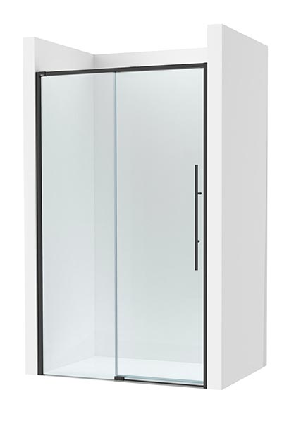 [PROCAM34312016M] Frontal ducha Brisa L2-E (1 hoja corredera +1 fija) 1200x50x2000 mm, negro mate, (AM34312016M)