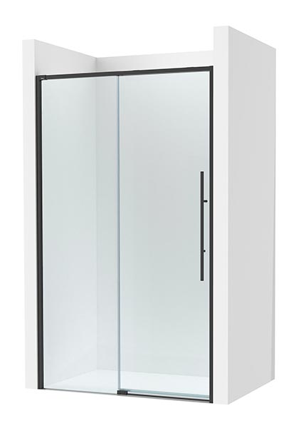 [PROCAM34313516M] Frontal ducha Brisa L2-E (1 hoja corredera +1 fija) 1350x50x2000 mm, negro mate, (AM34313516M)
