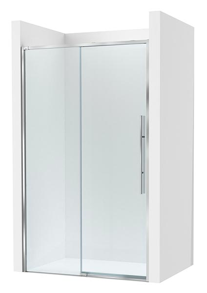 [PROCAM34314512M] Frontal ducha Brisa L2-E (1 hoja corredera +1 fija) 1450x50x2000 mm, plata brillo, (AM34314512M)