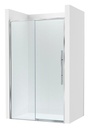 Frontal ducha Brisa L2-E (1 hoja corredera +1 fija) 1450x50x2000 mm, plata brillo, (AM34314512M)