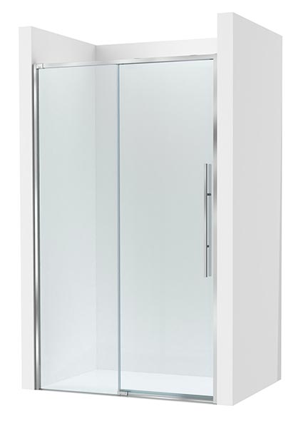 [PROCAM34316012M] Frontal ducha Brisa L2-E (1 hoja corredera +1 fija) 1600x50x2000 mm, plata brillo, (AM34316012M)