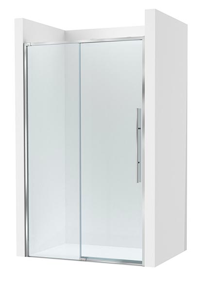 [PROCAM34316512M] Frontal ducha Brisa L2-E (1 hoja corredera +1 fija) 1650x50x2000 mm, plata brillo, (AM34316512M)