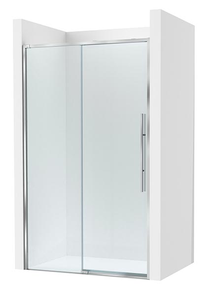 [PROCAM34318512M] Frontal ducha Brisa L2-E (1 hoja corredera +1 fija) 1850x50x2000 mm, plata brillo, (AM34318512M)