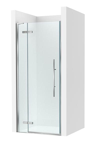 [PROCAM37214012M] Frontal ducha Brisa PEF (1 hoja batiente +1 fija) 1400x100x2000 mm, plata brillo, (AM37214012M)
